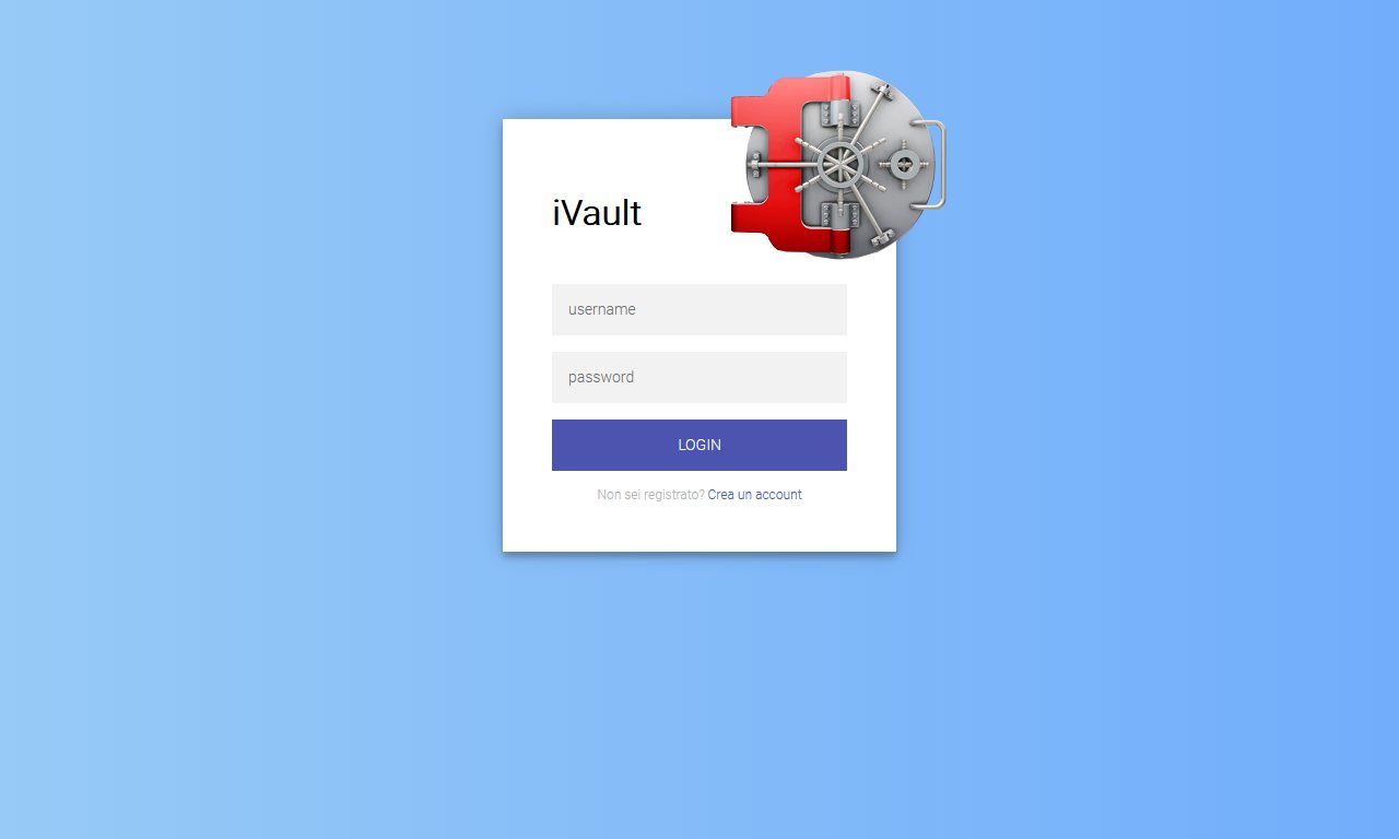 iVault login page